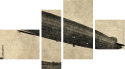 Vierteiliges Leinwandbild - Viertychon
