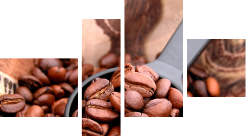 coffee - Vierteiliges Leinwandbild, Viertychon