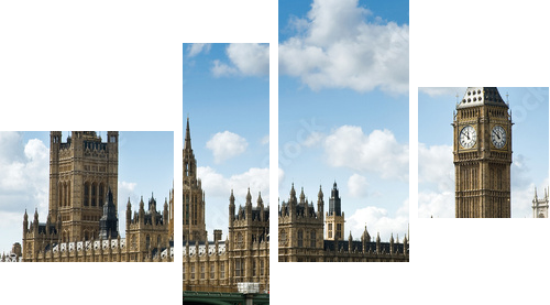 Westminster - Vierteiliges Leinwandbild, Viertychon