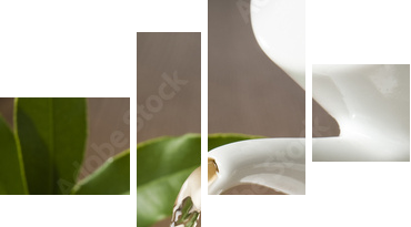 tea - Vierteiliges Leinwandbild, Viertychon