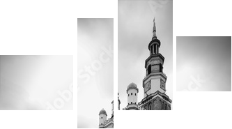 old town hall in Poznan - Vierteiliges Leinwandbild, Viertychon