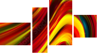 Abstraction - Vierteiliges Leinwandbild, Viertychon