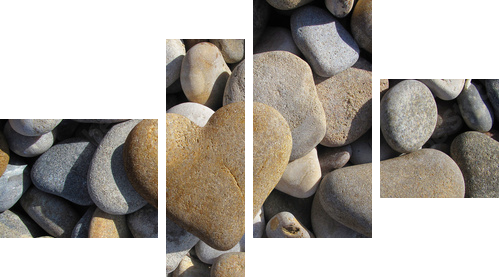 Coeur 22211 - Vierteiliges Leinwandbild, Viertychon