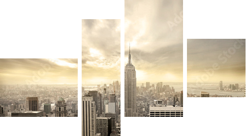 manhattan - Vierteiliges Leinwandbild, Viertychon