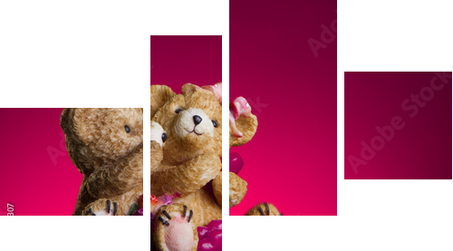 Valentine Concept - Vierteiliges Leinwandbild, Viertychon
