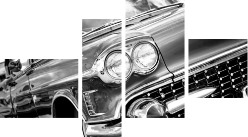 Classic Automobile - Vierteiliges Leinwandbild, Viertychon