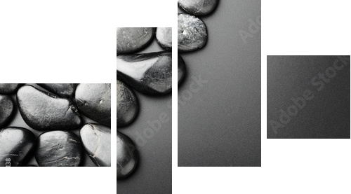 Stones - Vierteiliges Leinwandbild, Viertychon