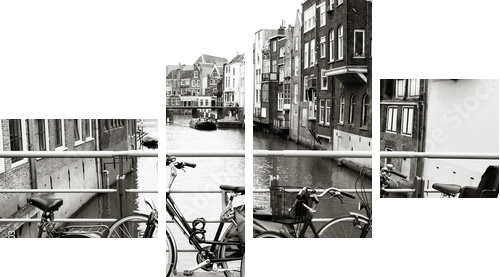 Netherlands - Dordrecht - Vierteiliges Leinwandbild, Viertychon