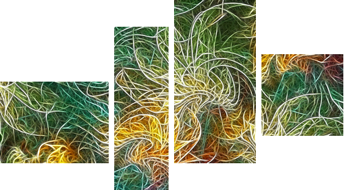 Draroda - Vierteiliges Leinwandbild, Viertychon