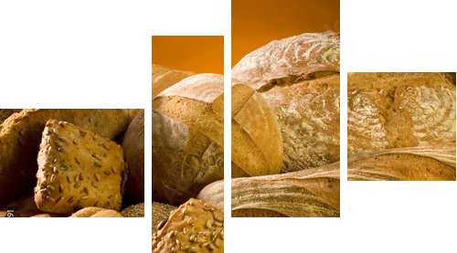 bread - Vierteiliges Leinwandbild, Viertychon