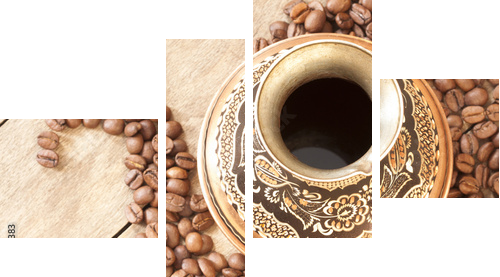Kawa po turecku
 - Vierteiliges Leinwandbild, Viertychon