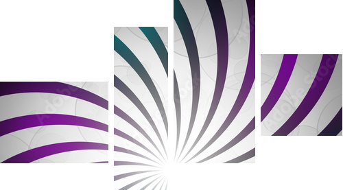 Swirl - Vierteiliges Leinwandbild, Viertychon