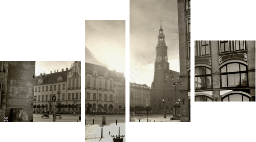 photo of a beautiful city - Vierteiliges Leinwandbild, Viertychon