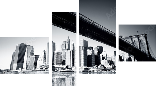 New York - Vierteiliges Leinwandbild, Viertychon