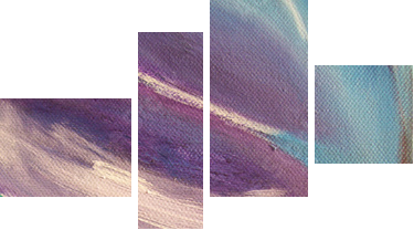 Vibrant abstract - Vierteiliges Leinwandbild, Viertychon