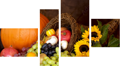 Thanksgiving Bounty - Vierteiliges Leinwandbild, Viertychon