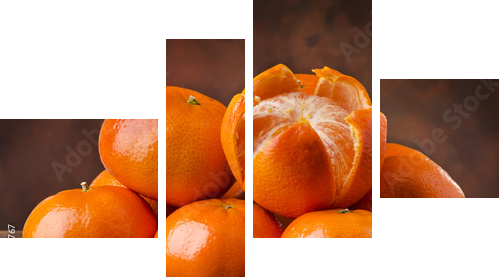 clementine  - Vierteiliges Leinwandbild, Viertychon