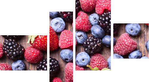 Berries - Vierteiliges Leinwandbild, Viertychon