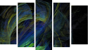 Fünfteiliges Leinwandbild - Pentaptychon
