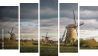 Fünfteiliges Leinwandbild - Pentaptychon