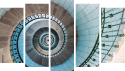 Fünfteiliges Leinwandbild - Pentaptychon