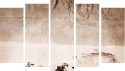 Fünfteiliges Leinwandbild - Pentaptychon