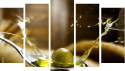 Fünfteiliges Leinwandbild - Pentaptychon