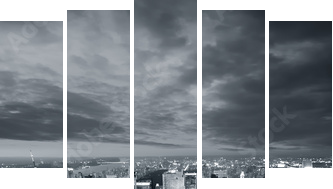 New York - Fünfteiliges Leinwandbild, Pentaptychon