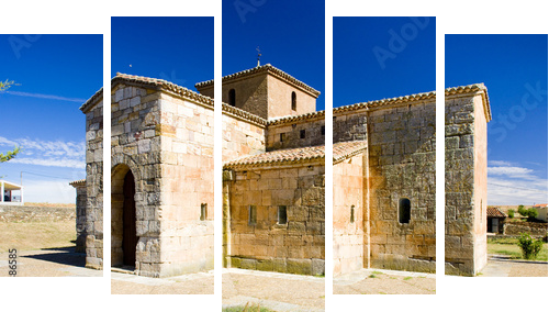 San Pedro de la Nave, El Campillo, Castile and Leon, Spain - Fünfteiliges Leinwandbild, Pentaptychon