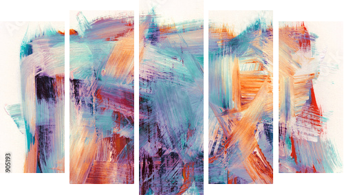 Abstract  backgrounds - Fünfteiliges Leinwandbild, Pentaptychon