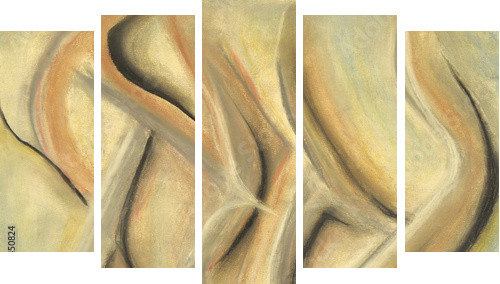 Dancing In Space - Fünfteiliges Leinwandbild, Pentaptychon
