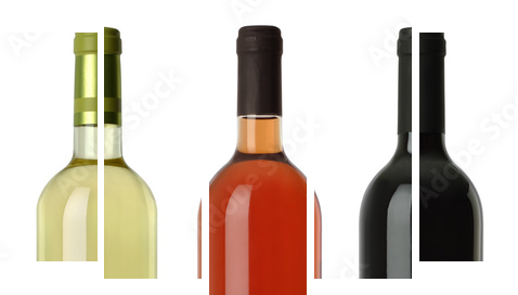 Kolorowe alkohole
 - Fünfteiliges Leinwandbild, Pentaptychon