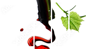 Wino z artystyczną duszą
 - Fünfteiliges Leinwandbild, Pentaptychon