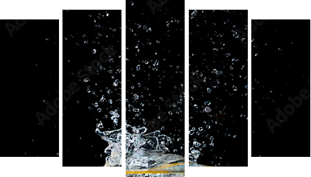 Lemons - Fünfteiliges Leinwandbild, Pentaptychon