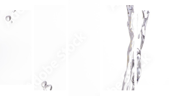 noce di cocco splash - Fünfteiliges Leinwandbild, Pentaptychon