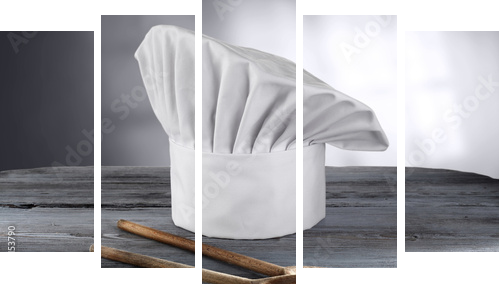 cook  - Fünfteiliges Leinwandbild, Pentaptychon