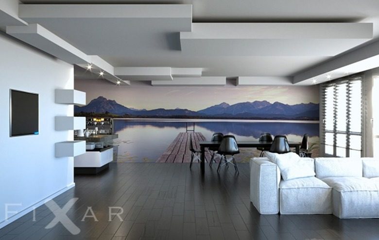 3am bergsee landschaften fototapeten fixar