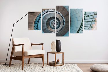 Treppe-rauf-und-runter-abstrakte-bilder-und-poster-fixar