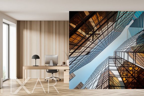 Eine-urbane-perspektive-mit-einem-modernen-twist-furs-buro-fototapeten-fixar