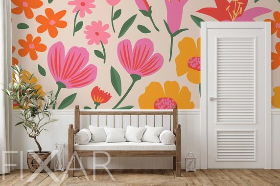 Farbenfroher-wandgarten-im-grossformat-blumen-fototapeten-fixar
