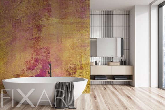 Texturierte-abstraktion-in-energetischen-farben-furs-badezimmer-fototapeten-fixar