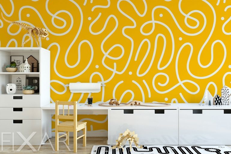 Fototapeten Die Ruhe grüner Landschaften