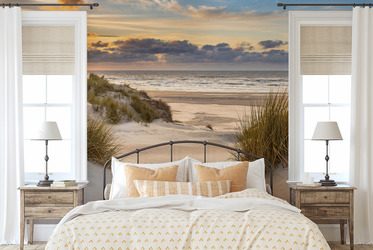 Ruhiger-morgen-am-meer-furs-schlafzimmer-fototapeten-fixar