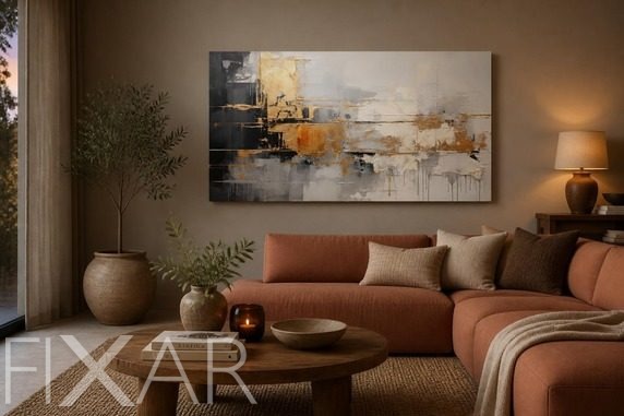 Goldene-akzente-vor-grau-und-beigetonen-furs-wohnzimmer-bilder-und-poster-fixar