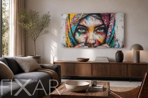 Kunstlerisches-portrat-im-markanten-graffiti-stil-furs-wohnzimmer-bilder-und-poster-fixar
