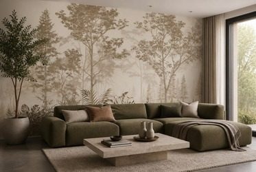 Ausdrucksstarker-kontrast-von-natur-und-moderne-furs-wohnzimmer-fototapeten-fixar