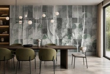 Sanftes-licht-und-waldmotiv-in-geometrischer-form-abstrakte-fototapeten-fixar
