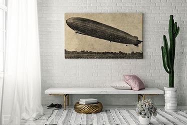 Himmelhohem-fluge-mit-einem-luftschiff-retro-vintage-bilder-und-poster-fixar