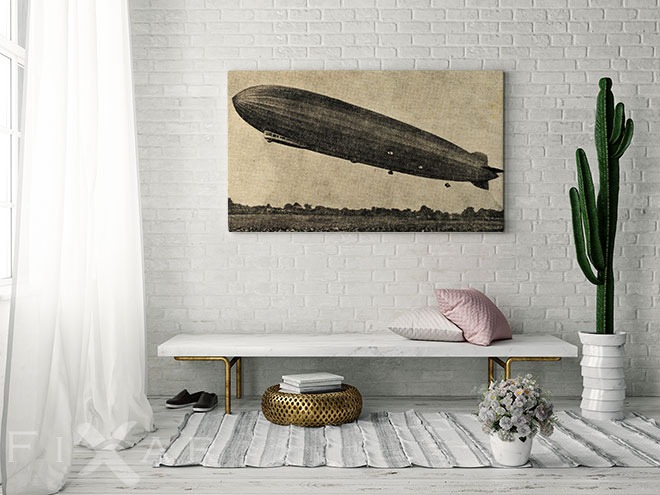 Bilder und Poster Himmelhohem Fluge mit einem Luftschiff