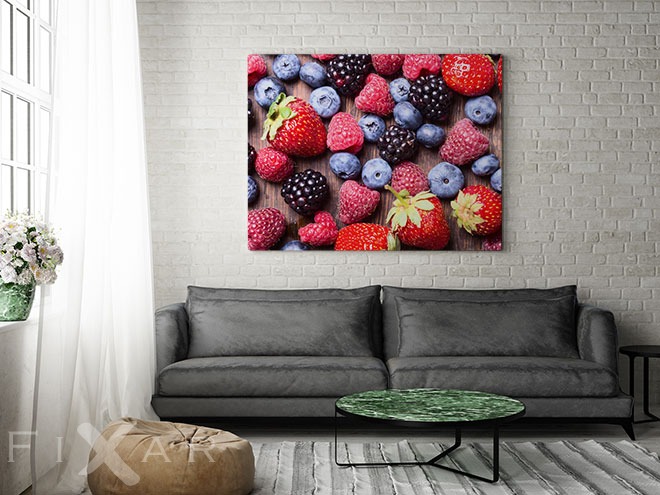 Bilder und Poster Fruchtsalat – sommerliche Mischung